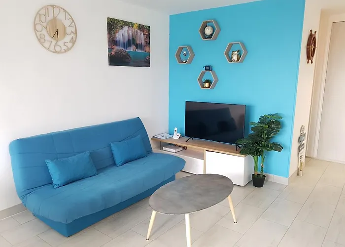 2/3 Pieces - Balcon Vue Mer - Parking
